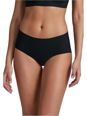 Commando 3-Pack Women's One Size Black Invisible Rib Bikini Panties P5-15